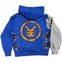 American New Anime 3D Printed Hoodie Harajuku Retro Y2K Fashion Loose Zipper Hooded Men Street Hip-hop Casual Sweatshirt ZanCos