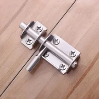 1-5PCS Stainless Steel With Lock Korean Type Akara Door Handle Automatic for Swing Bolt Aluminum Window Thief Solid Sliding Hoof
