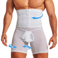 CXZD Men‘s Body Shaper Abdomen Reducer Slimming Shorts Waist Trainer Fat Burning Pants Male Shapewear Fitness Leggings Thigh