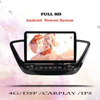 10’’ Car Autoradio AM FM Video Stereo Tape DVD Cassette For Hyundai Solaris Verna 2017 -2020 GPS Car intelligent systems Carplay