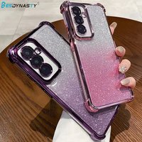 Luxury Glitter Silicone Case For Samsung galaxy A56 A36 A57 A37 A26 A17 A07 A15 A25 A35 A55 A14 A16 A53 Shockproof Back Cover