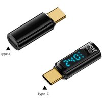1 PCS Digital LED Display USB 4 Type-C Adapter 8K 60HZ 40Gbps OTG Converter PD 240W Data Transmission USB C Extension