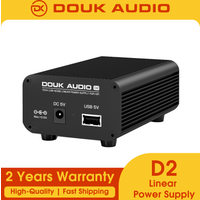 Douk Audio Low Noise Regulated Linear Power Supply DC 12V 35W Professional PSU for HiFi Preamp DAC Audio Equipment