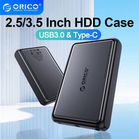 ORICO 2.5/3.5 Inch HDD Docking Station Type-C Hard Drive Enclosure SATA To USB3.0 USB CExternal Hard Drive Enclosure for PC Case