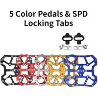 AliExpress NONE 2PCS Flat Pedal Road Mountain Bike Universal Aluminum Alloy Pedal Bearing Outdoor Cycling Equipment Bicycle Accessories