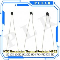 20 pièces PLR NTC Thermistance Résistance Thermique MF52 NTC-MF52AT 1K 2K 3K 4.7K 5K 10K 20K 47K 50K 100K 5% 3950B 1/2/3/4. Ohm R, 7K