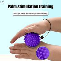 ćEć1PC Massage Ball Tactile Touch Ball Hand And Foot Muscle Relaxation Grip Strength Training Rehabilitation Soft Thorn Ball