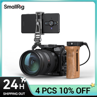 SmallRig Multifunctional Universal Metal Smartphone Holder with Cold Shoe Mount and 1/4"-20 Threaded Holes Portable 3559
