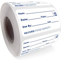500/roll Kitchen Stickers Self-Adhesive Removable Refrigerator Freezer Food Storage Date Contents Label Kitchen Tools
