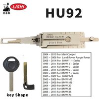 For BWM Lishi 2-in-1 HU92 Decoder Lock Pick Tool 2003 – 2013 For BMW Z4 Door Opem