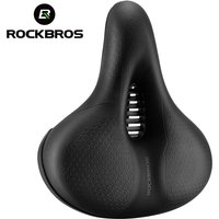 AliExpress ROCKBROS Bike Saddle Hollow Breathable MTB Road Bike Saddle Shock Absorbing Bicycle Cushion Seat Cycling Cushion Accessory