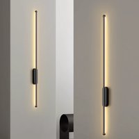 Wall Lamp Bedroom Living Room Black Gold LED Wall Lamps Modern Simple Strip Ceiling Lights For Kitchen Corridor Lighting Fixture