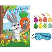 Easter Activities Supplies Pin Egg Game Colorful Poster For Indoor Outdoor Kid Celebrations Room Decoration . Birthday