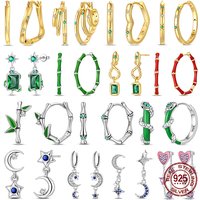 Classic Retro 100% 925 Sterling Silver Simple Snake Earrings For Women Suitable For Anniversary Birthday Valentine'S Day Gift