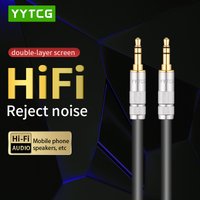 YYTCG Aux Jack Cable 3.5mm Audio jack cable 3.5mm speaker jack cable Samsung Xiaomi Redmi jbl headphone Automotive Aux jack cabl