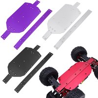 MJX 14209 14210 All Metal Chassis Guard Base Plate With Reinforcement Stiffener High Speed Remote Control Car OP Modified Part