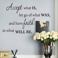 1 Set, Inspirational Quotes Wall Decals, DIY Self-Adhesive Stickers, Home Decor