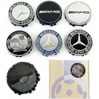 4PCS 75mm Floating Wheel Center Hub Caps Cover for Mercedes-Benz B/C/E/S Class a C200L GLC GLK CLA Car Accessories