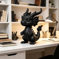 3D Printed Fantasy Desk Decor Collectible Ornament for Home Office Gift Miniature Dragon Figurine Mini Dragon Statue
