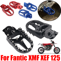 Für Fantic XMF XEF 125 Motorrad-Zubehör Fußrasten Fußstützen Fußpedale