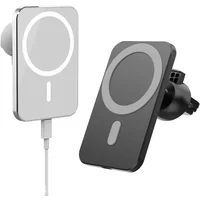 15W Qi Car Charger Type C Mobile Phone Magsafing Wireless Charger Car Mount Magnetic Holder For IPhone12 13 Pro Car Charging