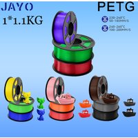 JAYO petg 3D Filament PETG 1.75mm 1KG Neatly Wound Toughness no bubbles 3D Printer Filament for FDM Muticolor