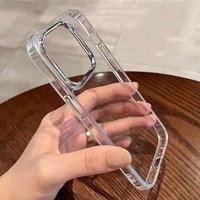 Luxury Transparent Acrylic Phone Case For iPhone 17 16 15 14 13 12 11 Pro Max XS X XR 7 8 16 Plus 17Air HD Clear Hard Back Cover