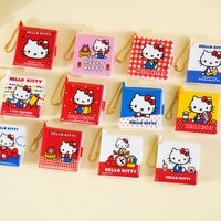 1/2PCS Sanrio PVC Notebook Hello Kitty KT Cartoon Cat Storage Photocards Collect Book Diary Agenda Planner Girls Gifts