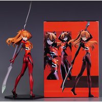 2026 New Anime EVA Asuka Combat form standing posture Action Figure PVC Model statue Toys Desk Decor Collectible Gifts boxed