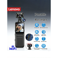 2026 Lenovo New 8K HD Handheld Pocket Camera 180 °Rotating Mini Portable Camera Wearable Night Vision Outdoor Sports Camera Gift