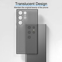 UltraThin 0.3mm shockproof transparent Outer Case For Samsung Galaxy S25 Ultra S24 Plus Solid Clear Frosted Matte PP Hard Case