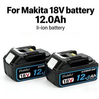12.0Ah Lithium Ion for Makita 18v battery Rechargeable Replacement Battery Compatible for Makita BL18 Series BL1860-BL1815