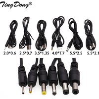 USB A Male to DC 2.0 0.6 2.5 3.5 1.35 4.0 1.7 5.5 2.1 5.5 2.5mm Power supply Plug Jack type A extension cable connector cords