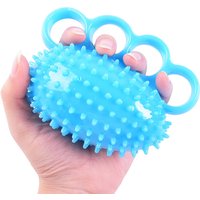 TPR Four-finger Hedgehog Ball Soft Grip Hand Training Massage Ball Rehabilitation Training Elderly Exercise Ball Hand