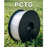 PCTG Clear 1.75MM 3D Printer Filament, N.W. 1KG, Higher Hardness Than Petg,Withstand 100C (Transparent)