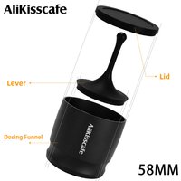 AliKisscafe Coffee Dosing Cup Shaker Espresso Dosing Funnel 58mm Portafilter Barista Tools Espresso Accessories