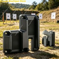 Magnetic Pistol Mount Quick Draw Tactical Handgun Holder Support Wall Desk Car Stand for G17 19 43X P365 Taurus