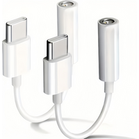 USB C to 3.5mm Audio Headphone Jack Adapter, Type C Aux Audio Dongle Cable Cord