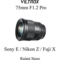 Viltrox 75mm f1.2 Pro Auto Focus Large Aperture Lens For Fujifilm X Sony E Nikon Z Mount Mirrorless Cameras