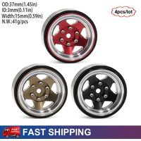 4PCS 1.3" RC Crawler Beadlock Wheel Rims for 1/18 Traxxas TRX4M Bronco Defender 1/24 Axial SCX24 AX24 FCX24 Upgrade Parts