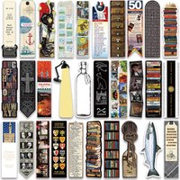 30 PCS Literary Quote Bookmark Set Classic Bookworm Wisdom Print Paper Marker for Book Club Meeting Reading Enthusiasts Gift
