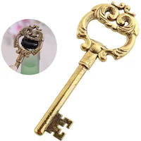 Metal Opener Alloy Party Favors Gift Bottle Opener Bar Kitchen Tool Vintage Key Shape Key Chain