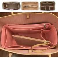 Neverfull Simple Felt Handbag Insert Bag Bag Support Portable Purse Liner Multi-Pocket Storage Organization Bag Organiser