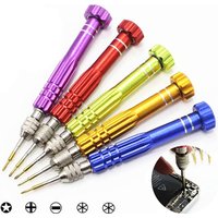 5 In 1 Screwdriver Repair Tools Kit For iPhone Ios Android Mobile Phone Open Tool Disassemble Magnetic Torx Cross Pentalobe Head