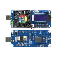 FX35 5A 35W Electronic Load Tester USB Power Tester Adjustable Resistor LCD Display