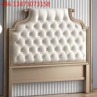 Bedside single buy solid wood light luxury headboard soft bag backrest board tatami