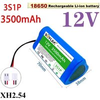 18650 3S1P 3500mAh 12V Lithium-ion Rechargeable Battery Speaker Flashlight CCTV Camera GPS Search Equipment