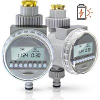 Popular Solar Power Water Timer Irrigation Solenoid Valve Controller Waterproof Power-saving Timer Irrigation Controller System