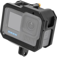 Aluminium Frame Cage for GoPro 13 12 11 10 9 Double Clod Shoe Mount Mic Light Holder Protective shell Cover Action Accessories