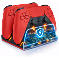 Fast Charging Dock for PS5 Controllers Dual Wireless Gamepad Charger Station PlayStation 5 Charging Stand Accessories
